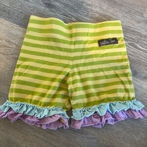 Matilda Jane Striped Ruffle Shorts